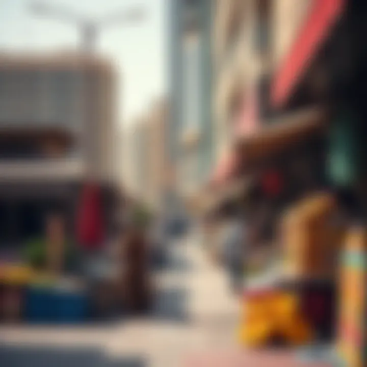 Vibrant Local Market in Al Nahda Local market scene in Al Nahda