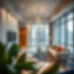 Modern apartment living room in Al Nahda