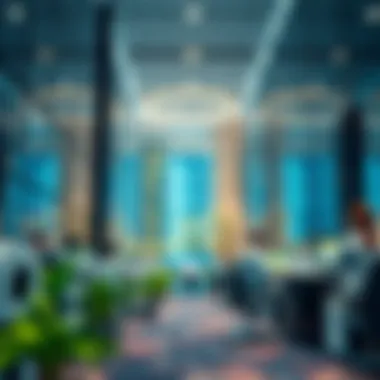 DMCC Facilities and Business Environment Overview of DMCC facilities with vibrant business atmosphere