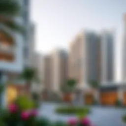 Stunning architectural design of Gardenia Residency showcasing its unique structure