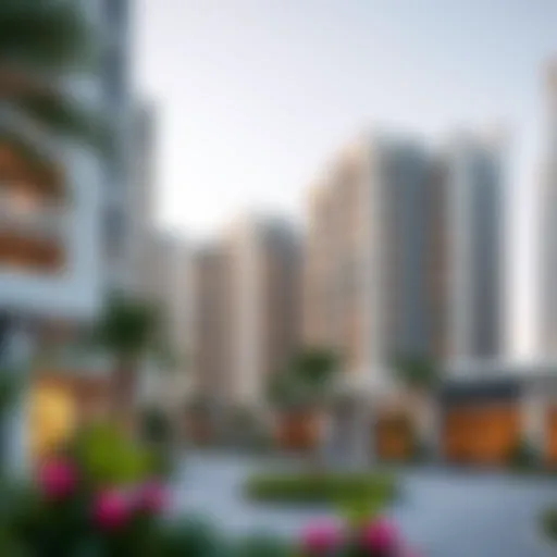 Stunning architectural design of Gardenia Residency showcasing its unique structure