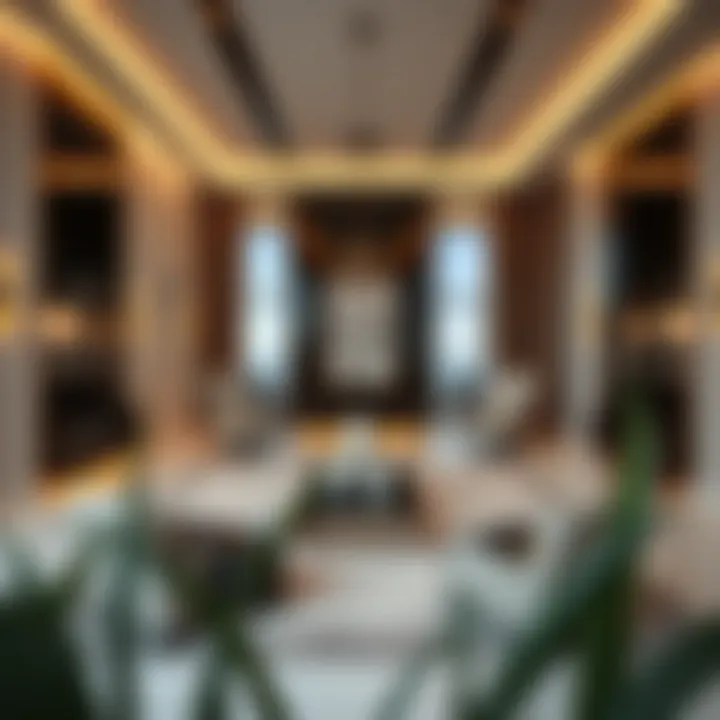 Luxurious interior showcasing modern design and elegant finishes in Golf Gate