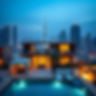 Luxurious Holiday Home with Skyline View Luxurious holiday home in Dubai overlooking the skyline