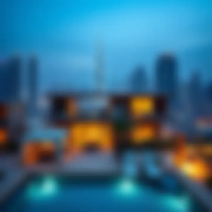 Luxurious Holiday Home with Skyline View Luxurious holiday home in Dubai overlooking the skyline