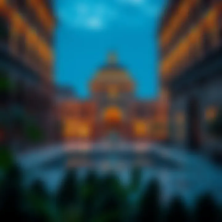 Diverse cultural influences in Satwa's hotel architecture