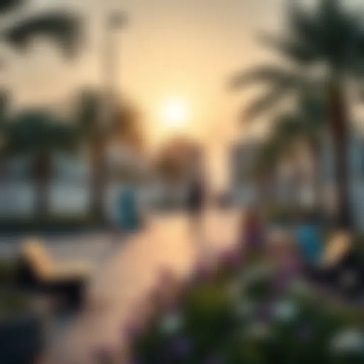 Lifestyle in Khawaneej Community Park Community park showcasing lifestyle in Khawaneej