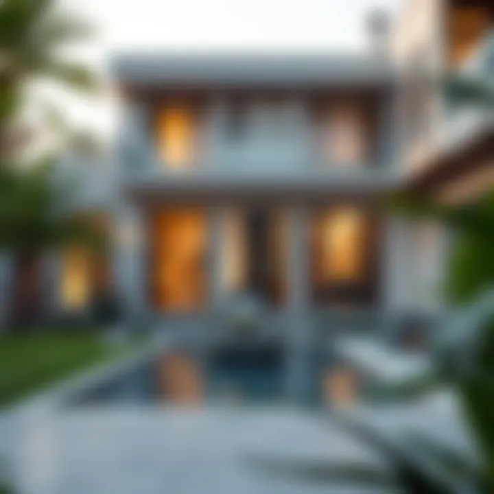 Outdoor Paradise: The Allure of Luxury Exteriors Beautifully landscaped outdoor space of a luxury property