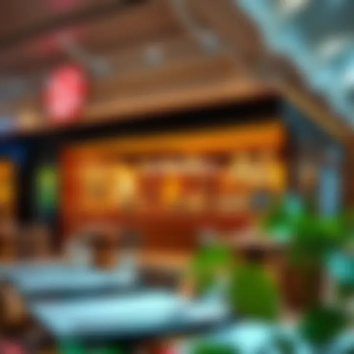 Gourmet dining options available at Manar Mall