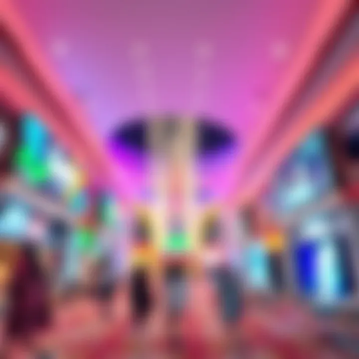 Vibrant entertainment facilities at Manar Mall