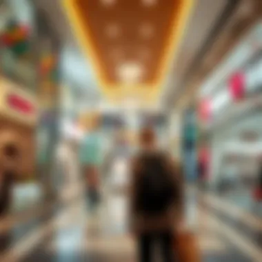 Diverse shopping experience at Manar Mall with various retail stores