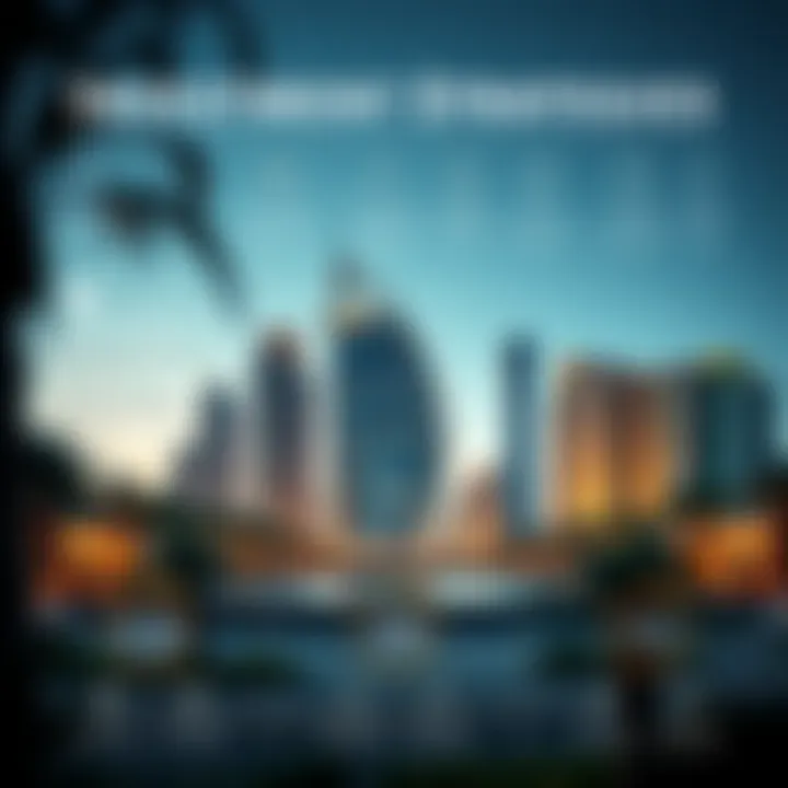 An infographic illustrating investment strategies in Dubai's real estate market.