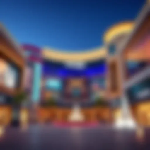 Architectural beauty of Nakheel Mall