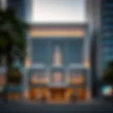 Stunning facade of Opera Grand Downtown showcasing modern architecture