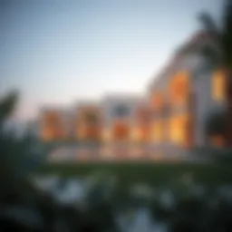 Stunning architectural design of Saadiyat Lagoon Villas