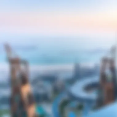 Panoramic view of Dubai from Safa 1