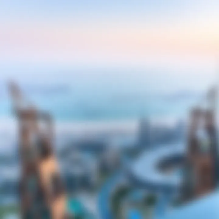 Panoramic view of Dubai from Safa 1