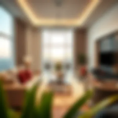 Elegant interior design of a residence in Safa 1