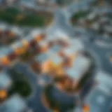 Aerial View of Sidra Village Aerial view of Sidra Village showcasing modern architecture