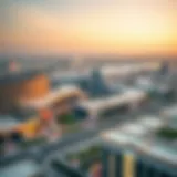 Aerial view of Silicon Oasis showcasing modern architecture