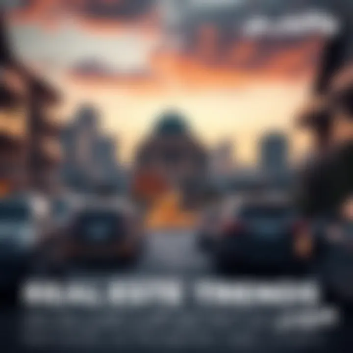 An infographic showing real estate trends in البرشاء