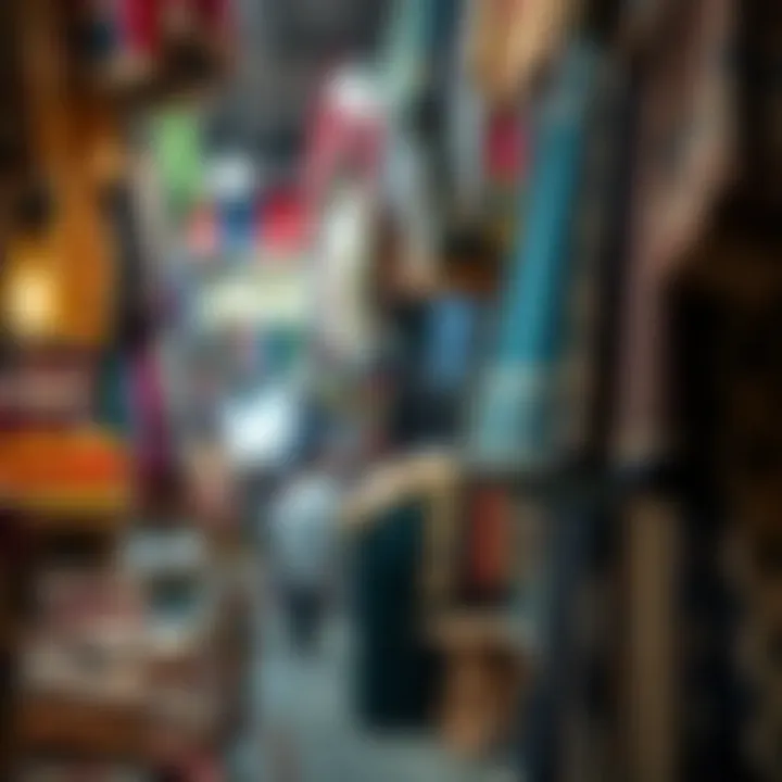 Rich Textiles of Deira Market Traditional textiles and garments available in the souk