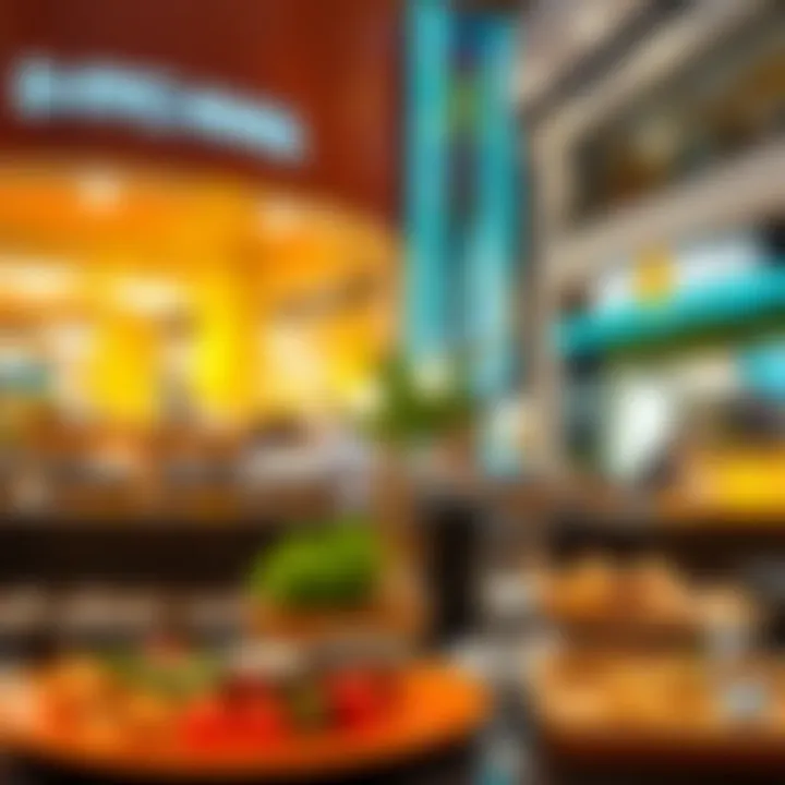 Cuisine from diverse cultural backgrounds at DFC Mall