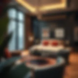 Stylish apartment interiors showcasing rental properties in Dubai