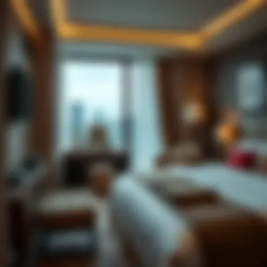 Sophisticated guest room with high-end amenities