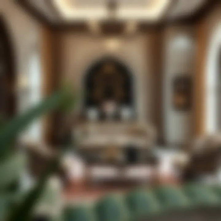 Fusion of Tradition and Modernity in Arabian Furniture Traditional Arabian furniture with modern design elements