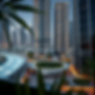 Business Bay area highlighting key amenities and infrastructure