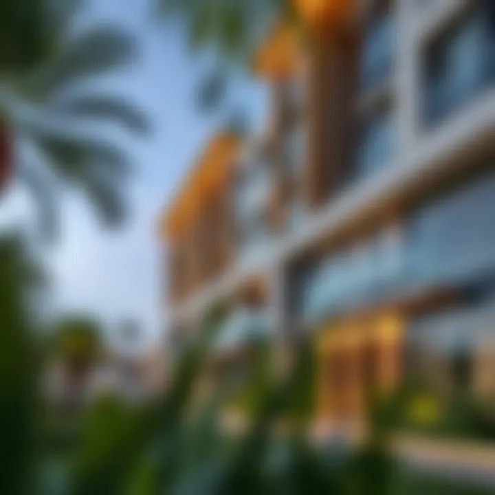 Luxurious residential architecture in Jumaira