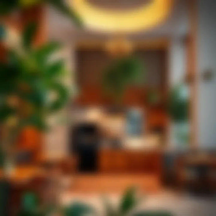 Trendy cafes and shops in Jumaira