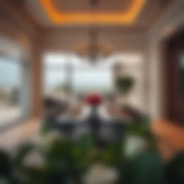 Elegant Villa Dining Setup Elegant dining setup in a villa