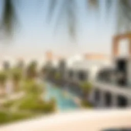 Panoramic view of Yas Park View showcasing modern architecture