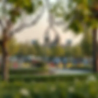 Family-Friendly Park in مجمع زايد مزهر Recreational park in مجمع زايد مزهر filled with families