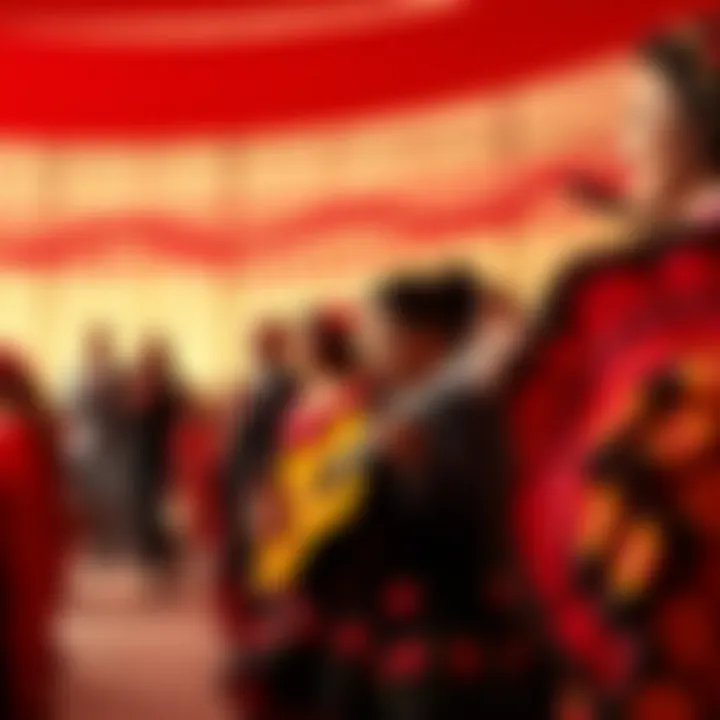 Vibrant Flamenco event showcasing community participation in Dubai