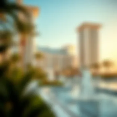 Stunning architectural view of the Golf Promenade