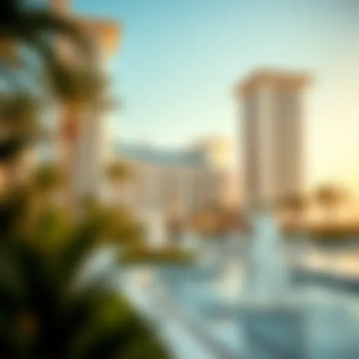 Stunning architectural view of the Golf Promenade