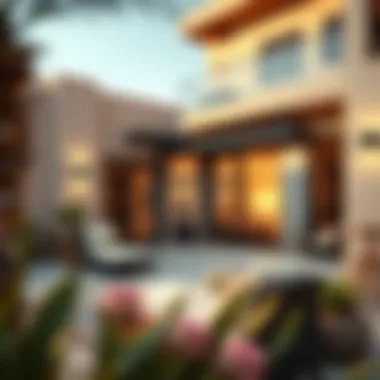 Relaxing outdoor area of a rental property