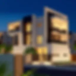 Exterior view of Jood Residence showcasing modern architecture