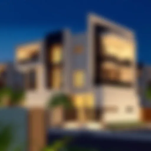 Modern Architectural Design of Jood Residence Exterior view of Jood Residence showcasing modern architecture