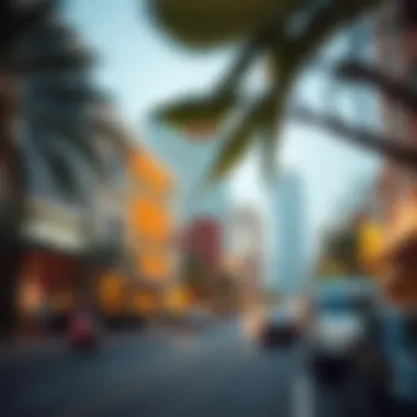 Vibrant neighborhood surrounding Jood Residence