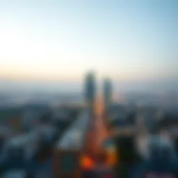 Aerial view of Last Exit Abu Dhabi showcasing urban development