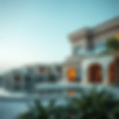 Luxurious villas in Abu Dhabi representing real estate options