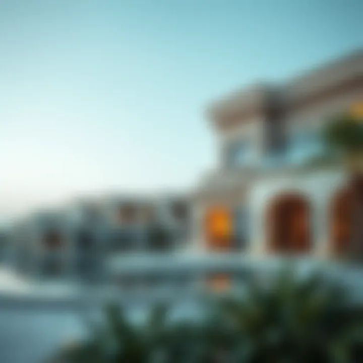 Luxurious villas in Abu Dhabi representing real estate options