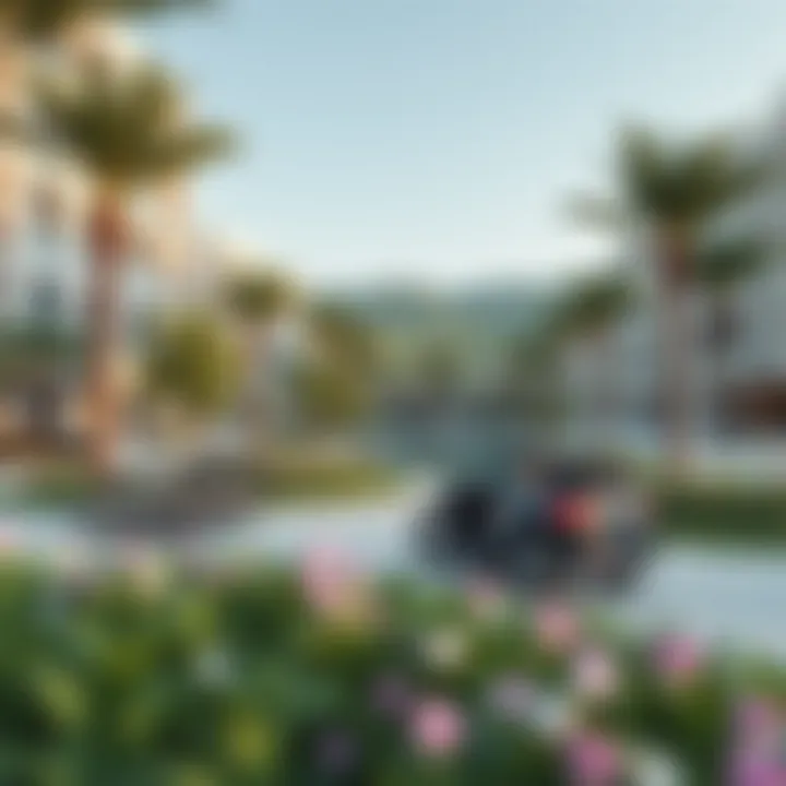 Vibrant community parks filled with greenery and recreational spaces