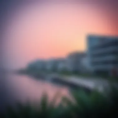 Modern architectural marvels lining the waterfront of Lulu Reem Island