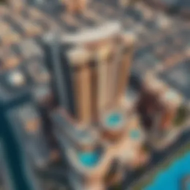 Aerial View of Marsa Plaza Aerial view of Marsa Plaza showcasing its architectural brilliance