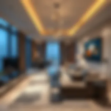 Luxury Living Space at Marsa Plaza Luxurious living space interior at Marsa Plaza