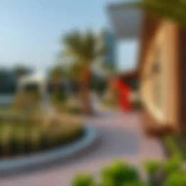 Community Amenities Overview Community amenities in Masakin Al Furjan featuring parks and recreational areas.